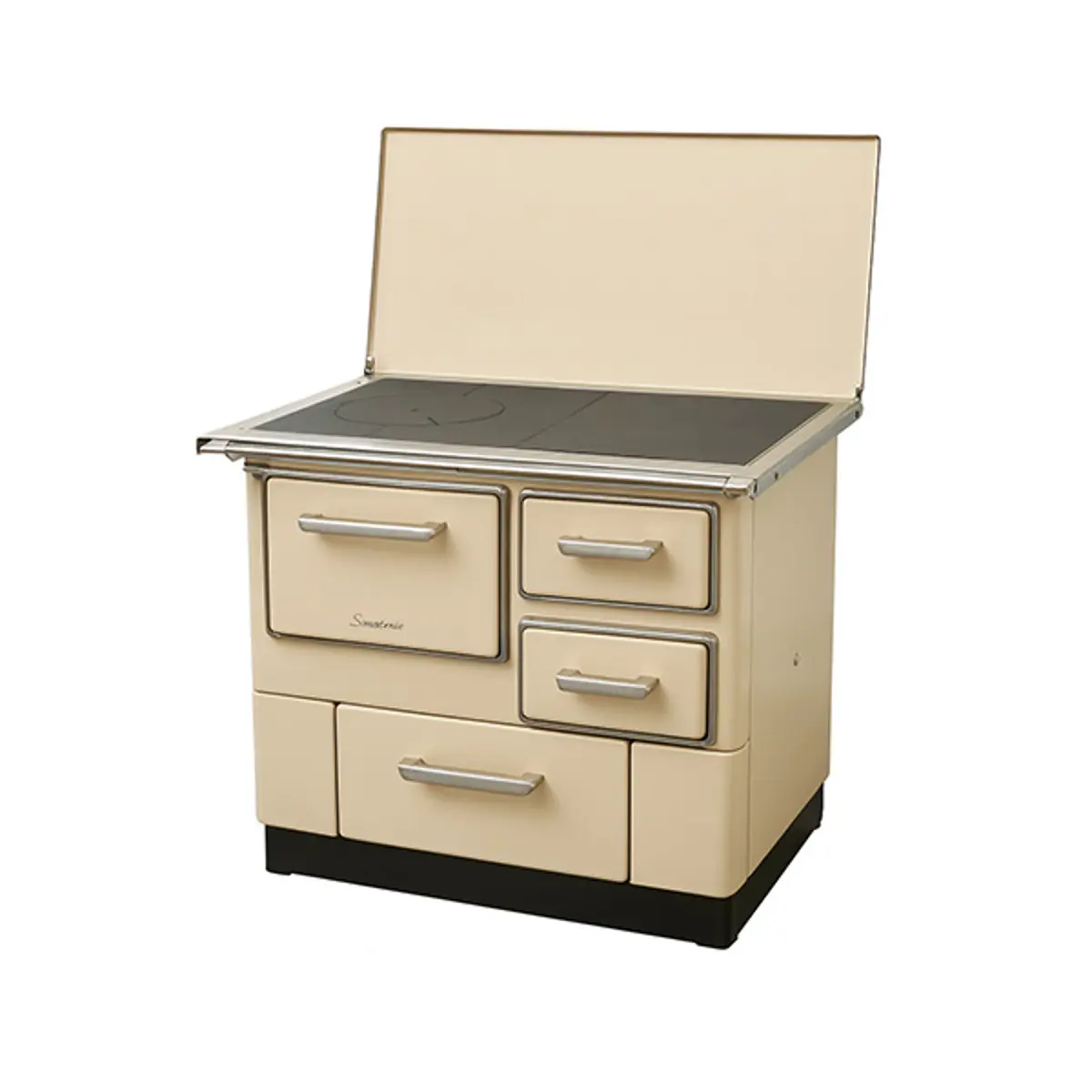 MBS Šporet na čvrsto gorivo  3E DP, krem, desni